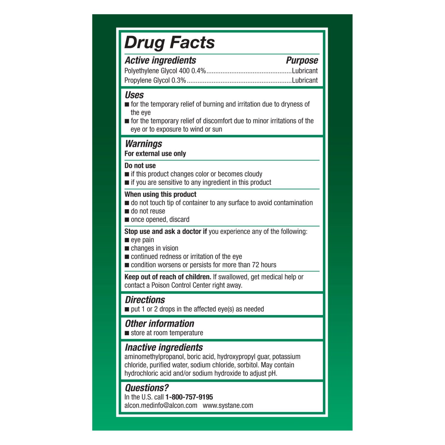 slide 2 of 2, Systane Ultra Lubricant Eye Drops Vials, 25 ct