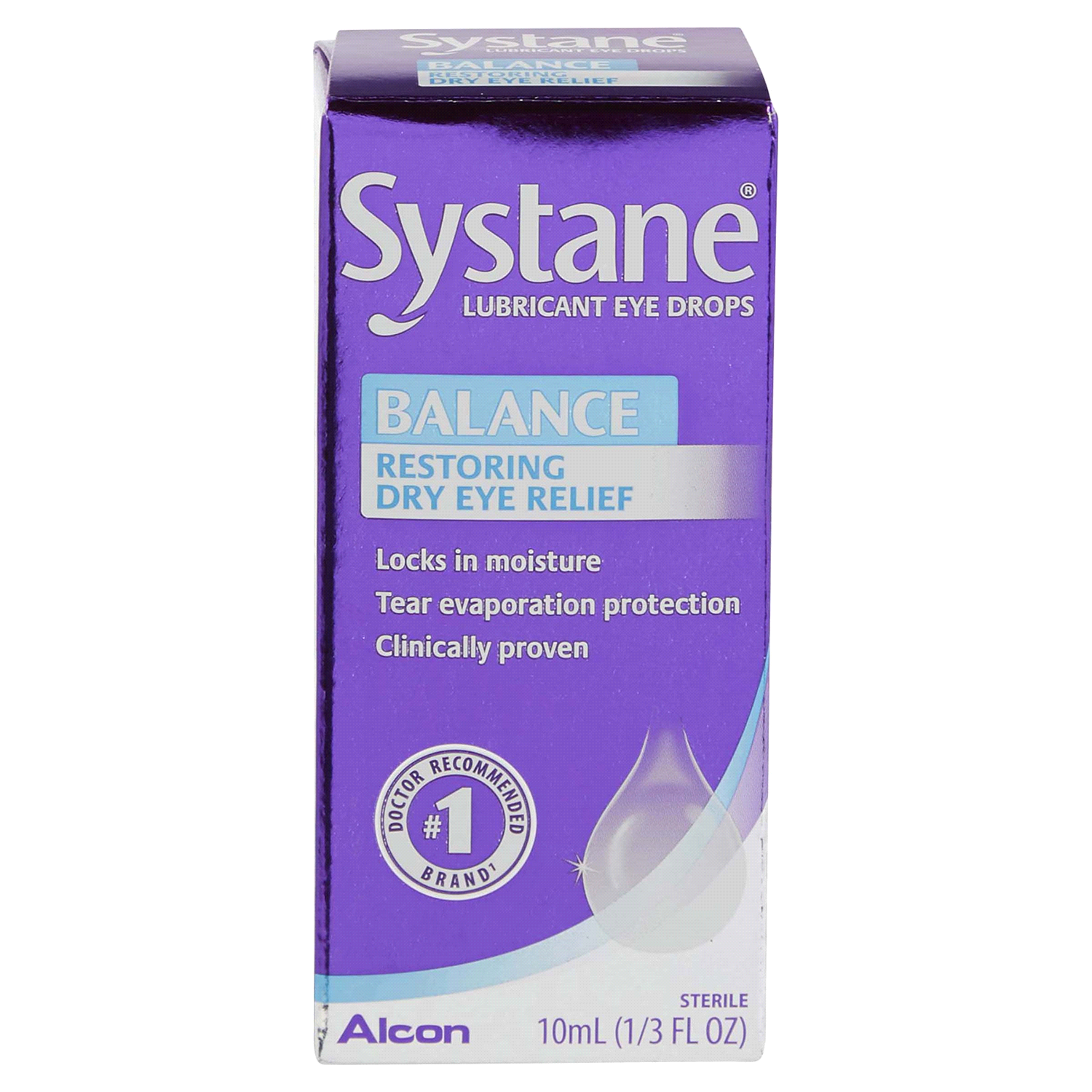 slide 1 of 4, Systane Sterile Balance Lubricant Eye Drops 0.33 fl oz, 0.33 fl oz