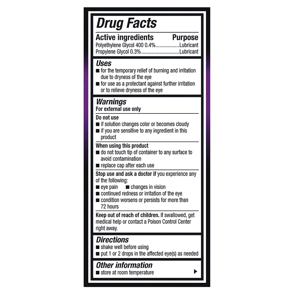 slide 2 of 2, GenTeal Tears Severe Day + Night Gel Drops 0.3 fl oz, 0.3 fl oz