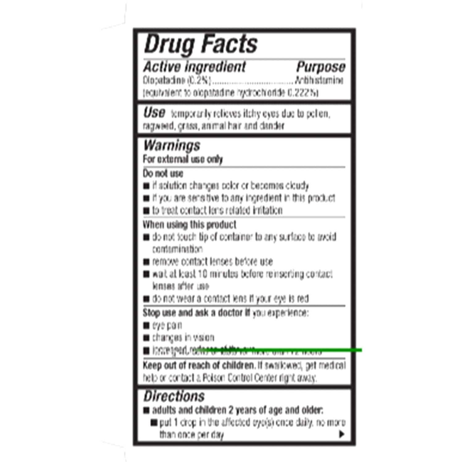 slide 2 of 3, Pataday Once Daily Eye Allergy Itch Relief Eye Drops, 0.085 fl oz