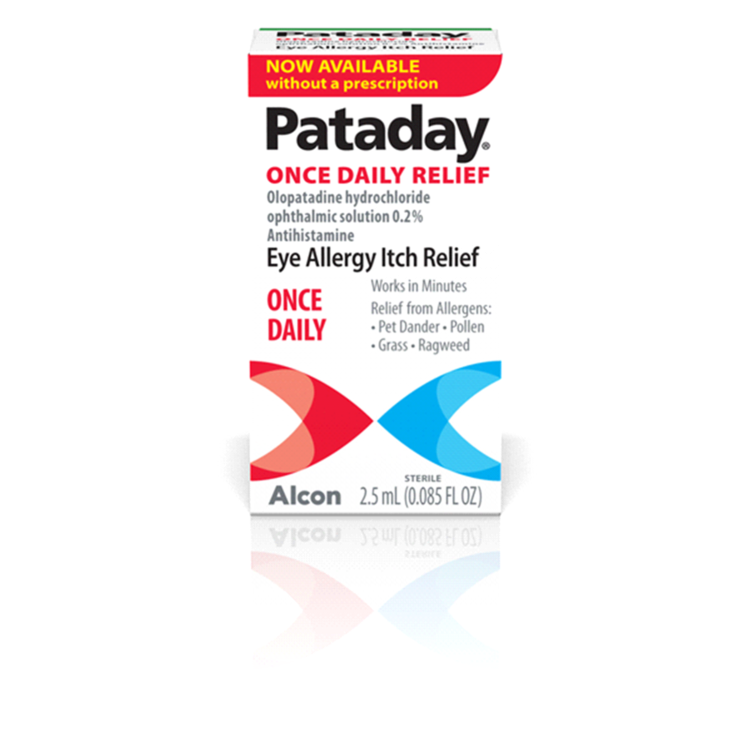slide 1 of 3, Pataday Once Daily Eye Allergy Itch Relief Eye Drops, 0.085 fl oz