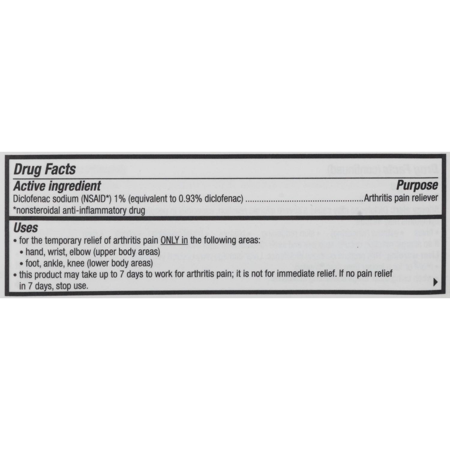 slide 6 of 9, Voltaren Arthritis Pain Gel - 0.7 oz/20 g Tube, 1 ct