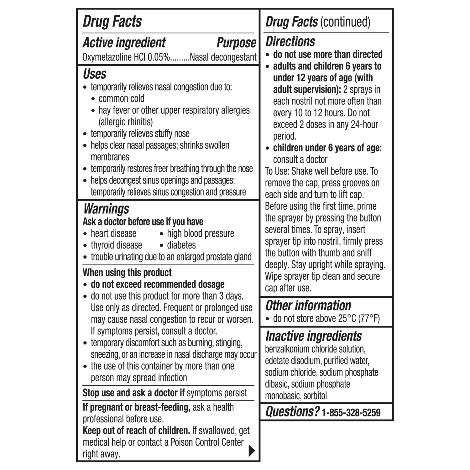 slide 5 of 6, Theraflu Severe Congestion Relief Nasal Mist, 0.34 fl oz
