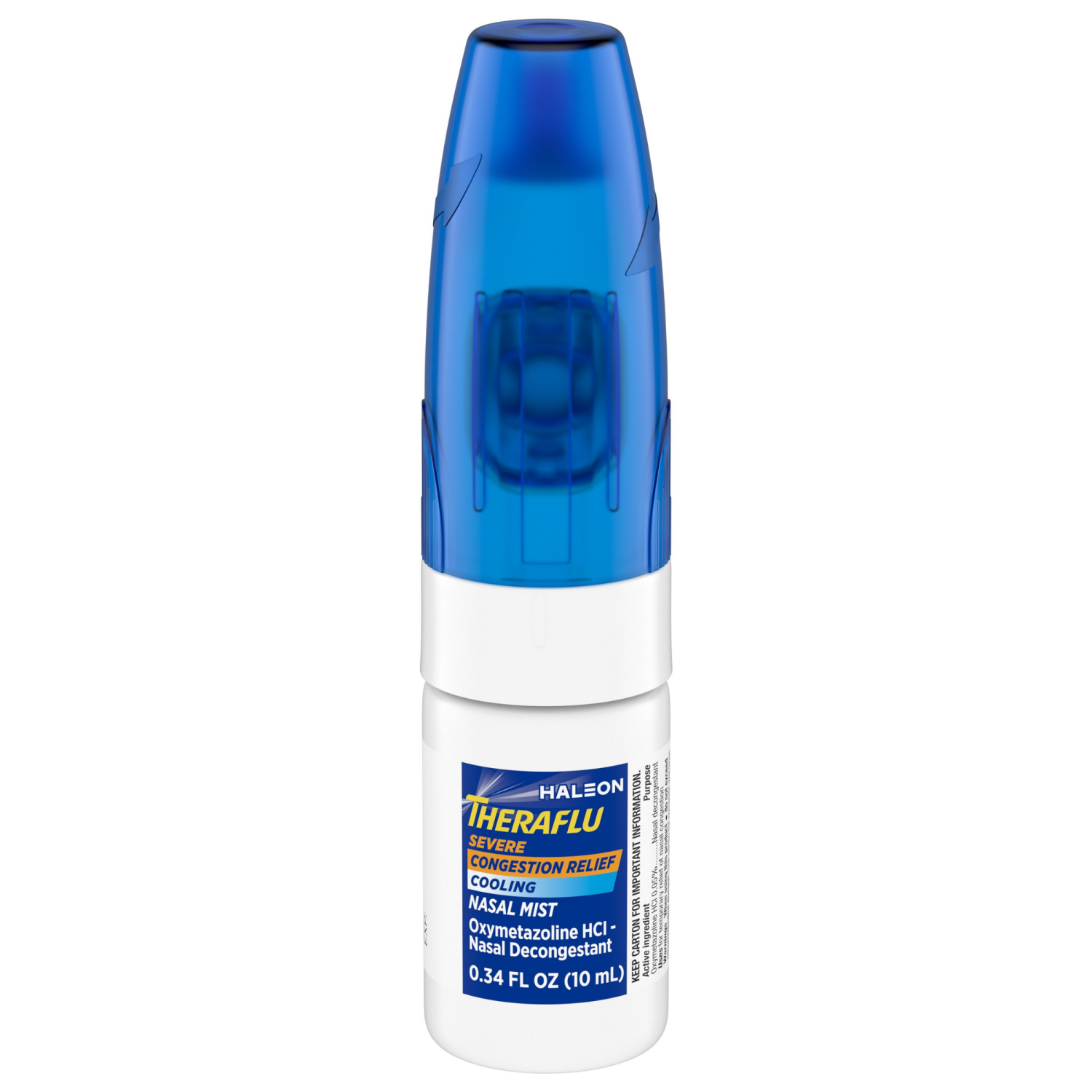 slide 5 of 5, Theraflu Severe Congestion Relief Cooling Nasal Mist, 0.34 fl oz