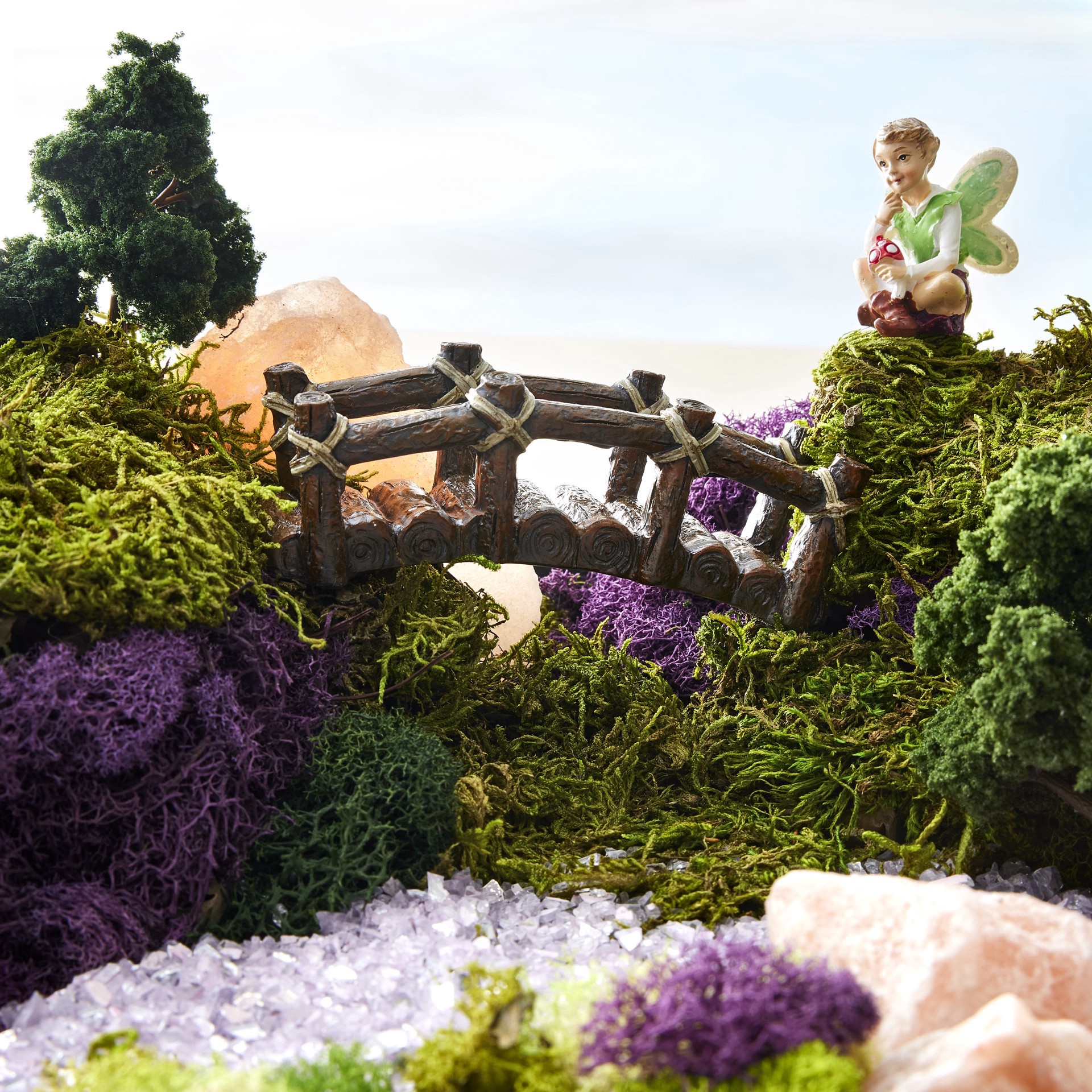 slide 3 of 3, Miniatures Bridge By Make Market, 4.25 in x 1.625 in