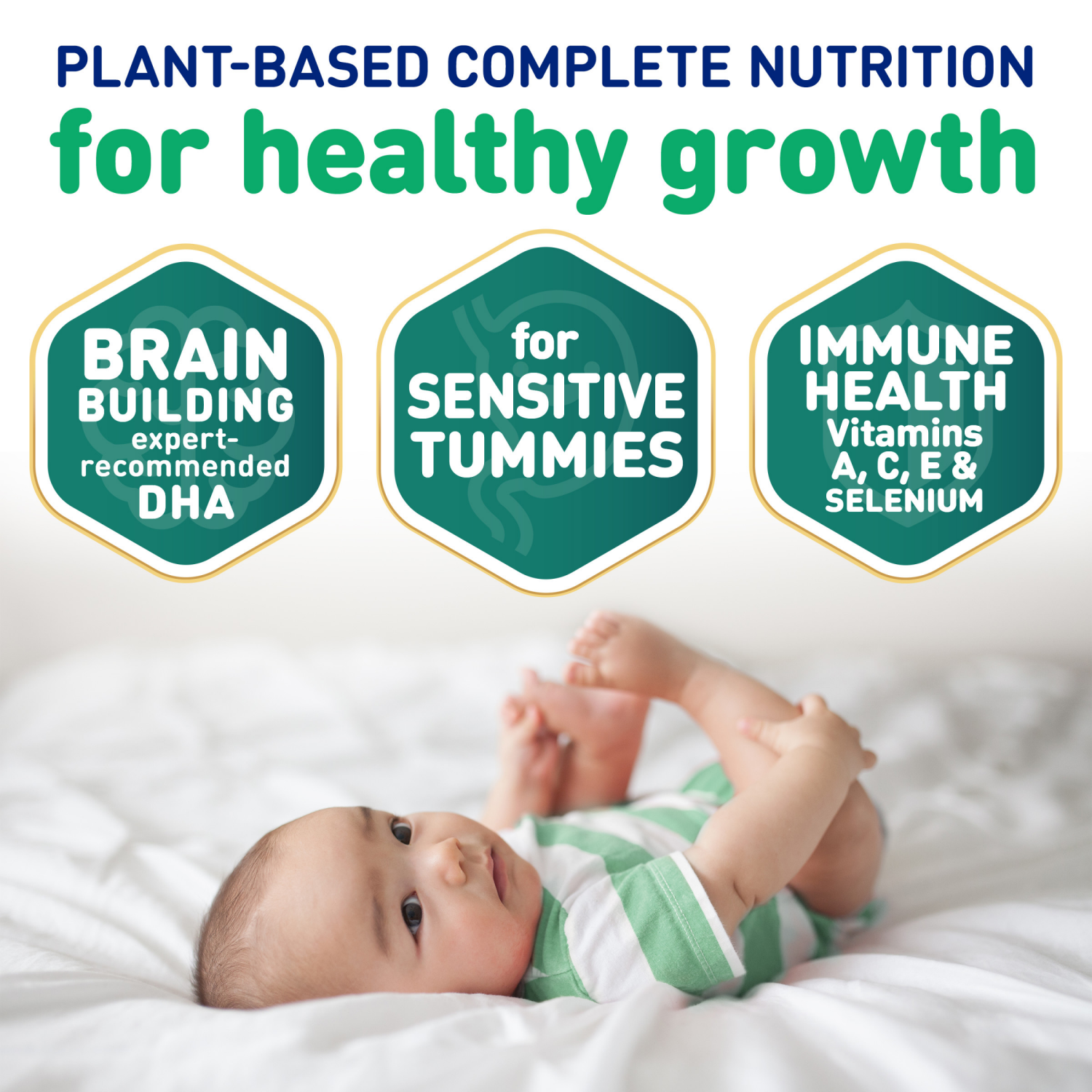 slide 4 of 6, Enfamil ProSobee Soy-Based Infant Formula for Sensitive Tummies, Lactose-Free, Milk-Free, and DHA for Brain Support, Plant-Sourced Protein, Concentrated Liquid Can, 13 Fl Oz, 13 fl oz