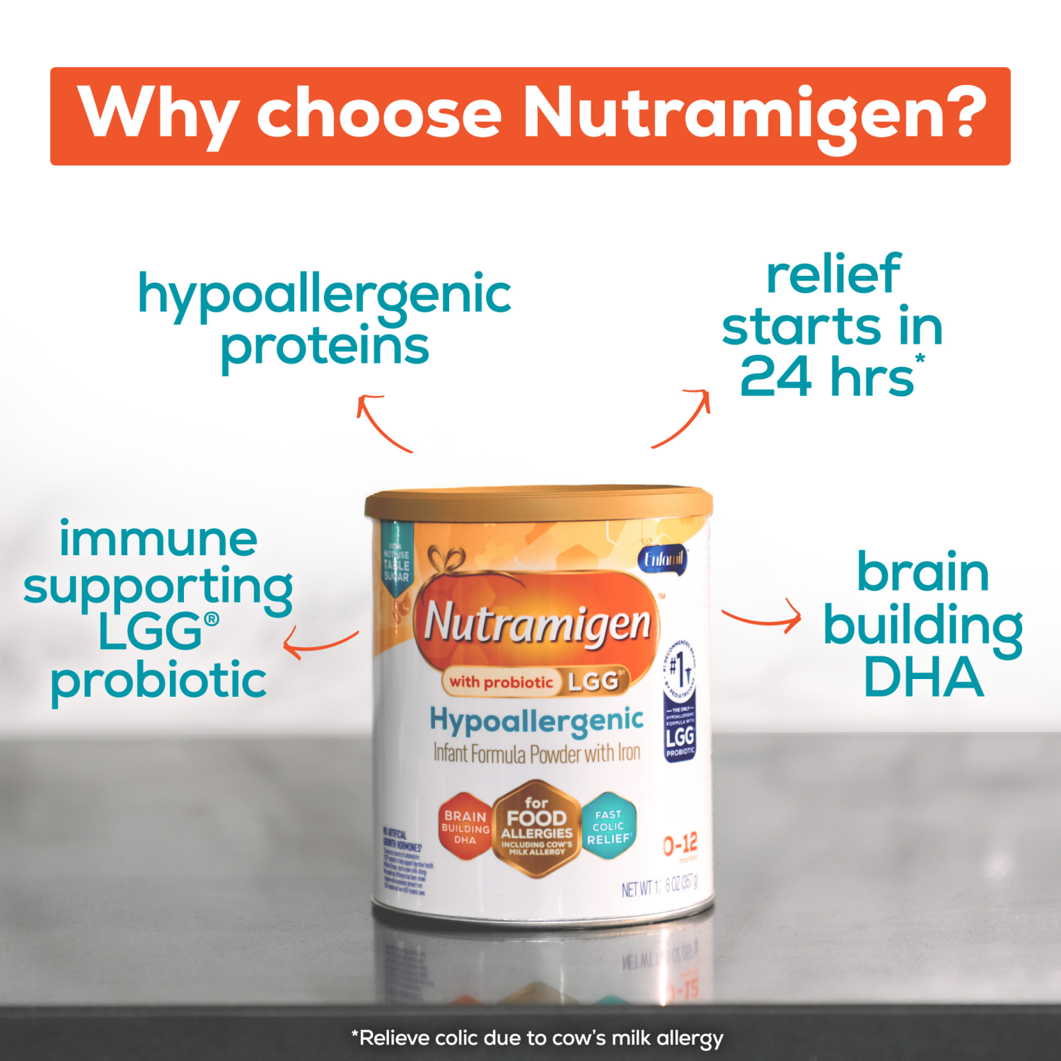 slide 4 of 6, Enfamil Nutramgien Powder, 1 ct
