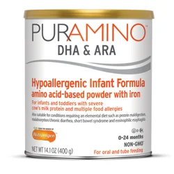 Puramino Nutramigen Hypoallergenic 0-24 months Infant Formula 14.1 oz