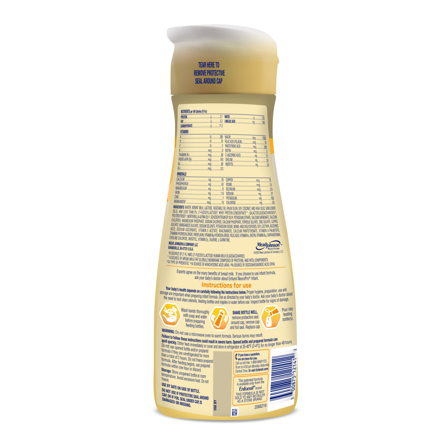 slide 2 of 7, Enfamil Neuropro Infant Formula, 32 fl oz