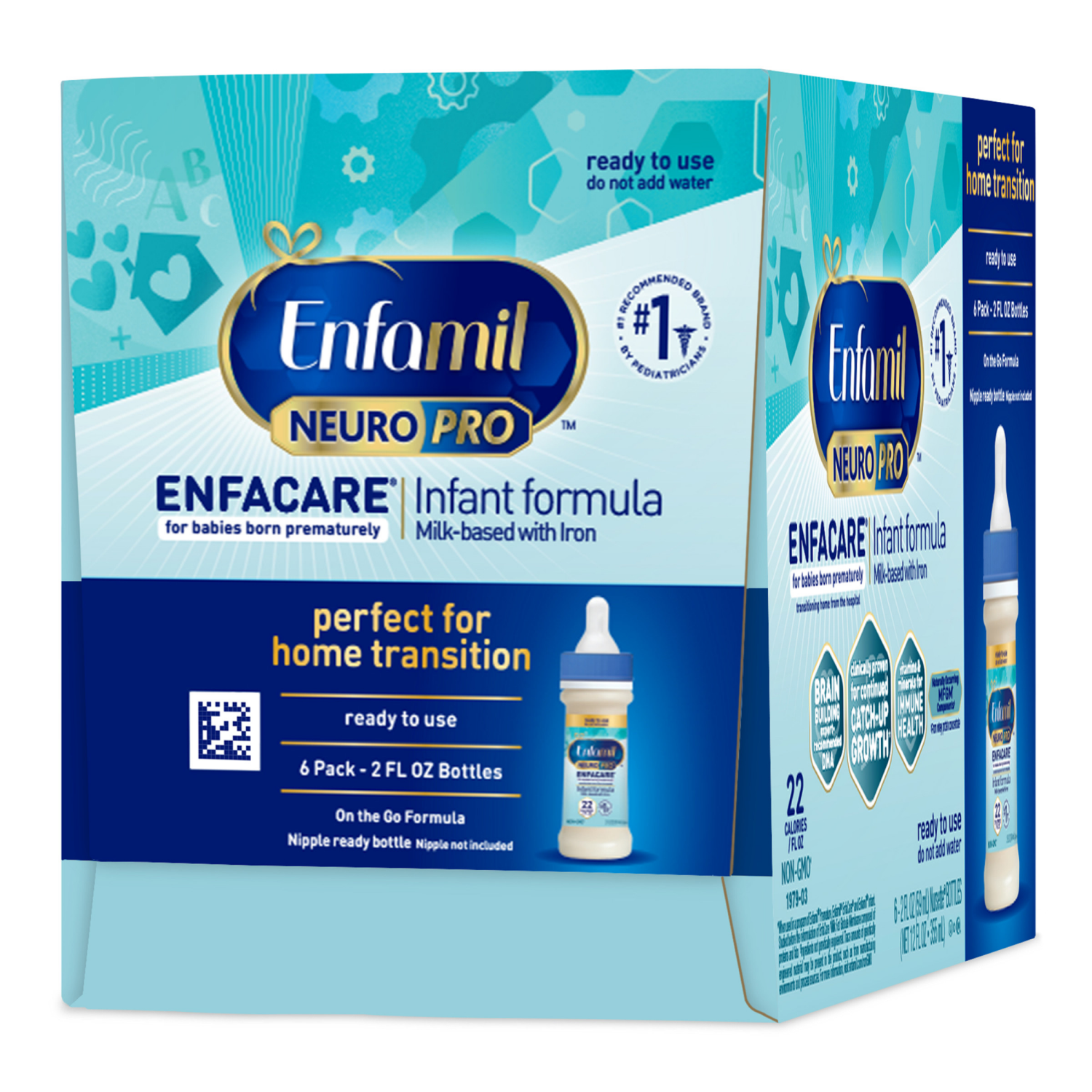 slide 4 of 8, Enfamil NeuroPro EnfaCare Ready to Use Infant Formula 6 ea, 6 ct