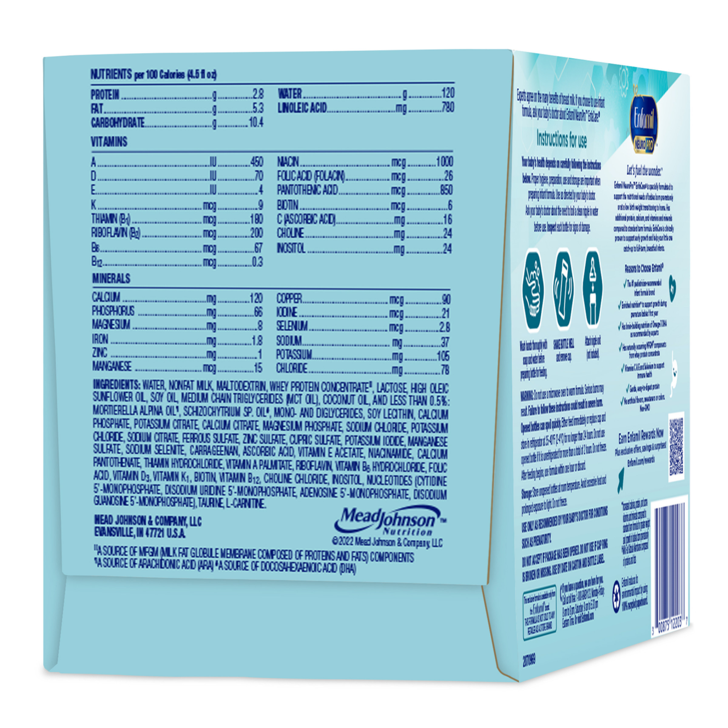 slide 5 of 8, Enfamil NeuroPro EnfaCare Ready to Use Infant Formula 6 ea, 6 ct