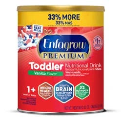Enfagrow Premium 1+ Years Toddler Vanilla Flavor Nutritional Drink 32 oz
