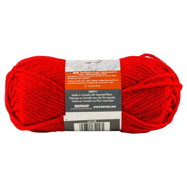 slide 4 of 13, Bernat Softee Chunky Yarn, Berry Red, 1 ct