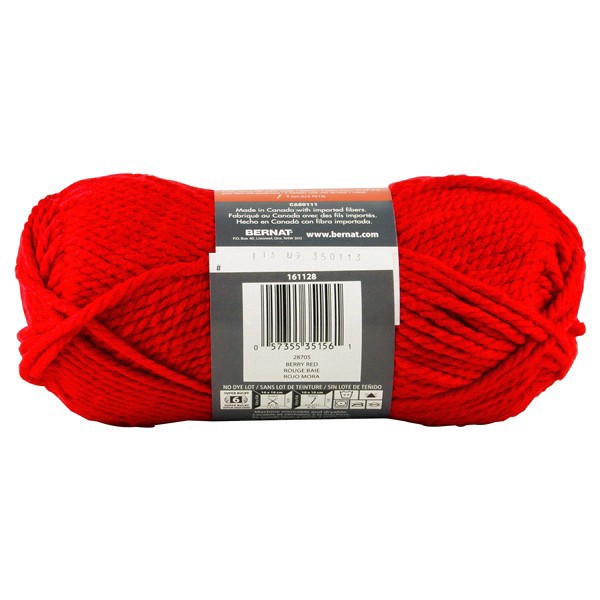 slide 8 of 13, Bernat Softee Chunky Yarn, Berry Red, 1 ct