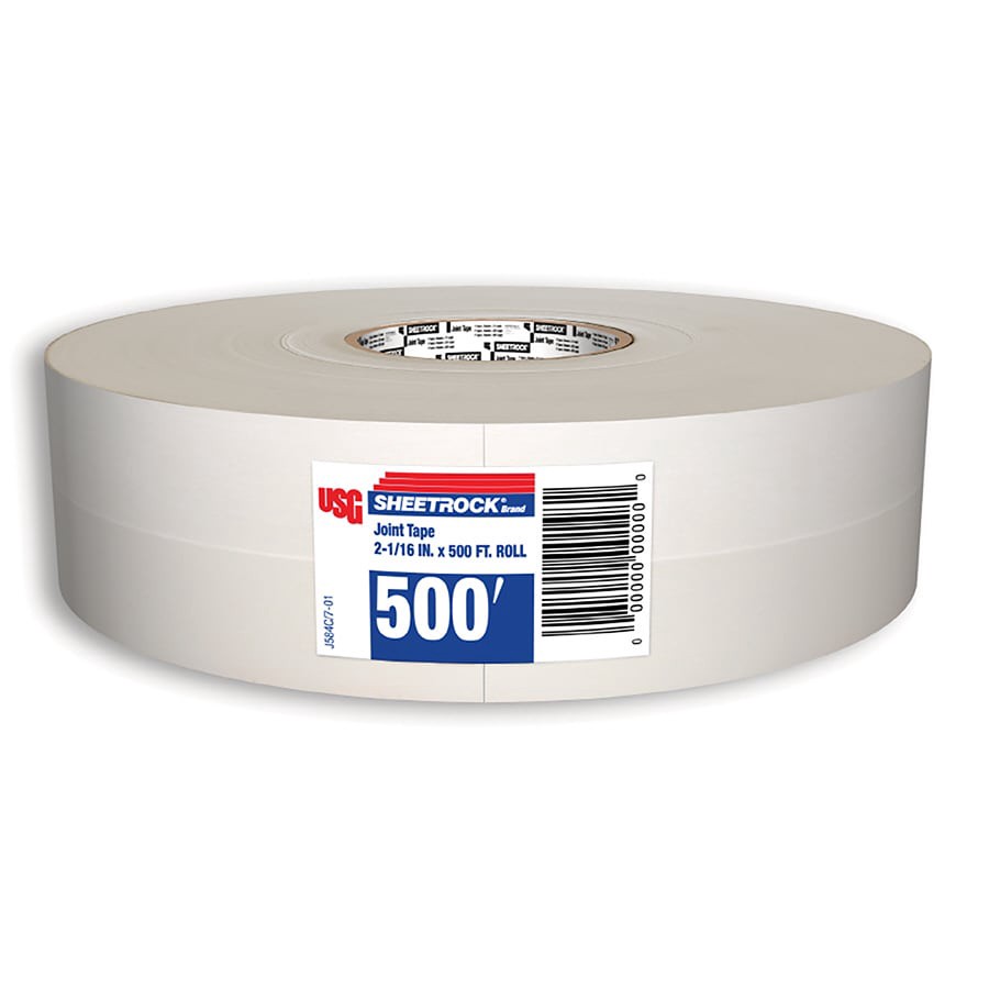 slide 2 of 3, BEADEX Brand 2.0625-in x 500-ft Solid Drywall Joint tape, 1 ct