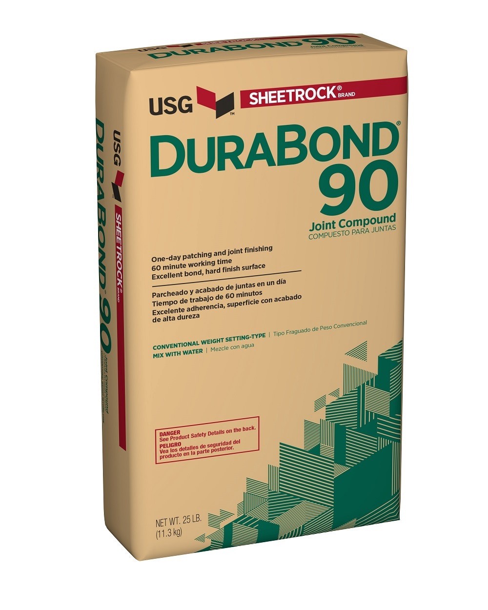 slide 1 of 6, SHEETROCK Brand Durabond 25 -lbs Powder All-purpose Drywall Joint Compound, 1 ct