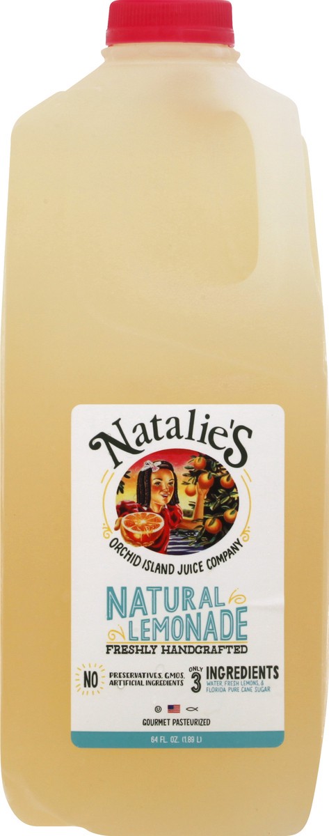 slide 6 of 12, Natalie's Freshly Handcrafted Lemonade, 64 fl oz
