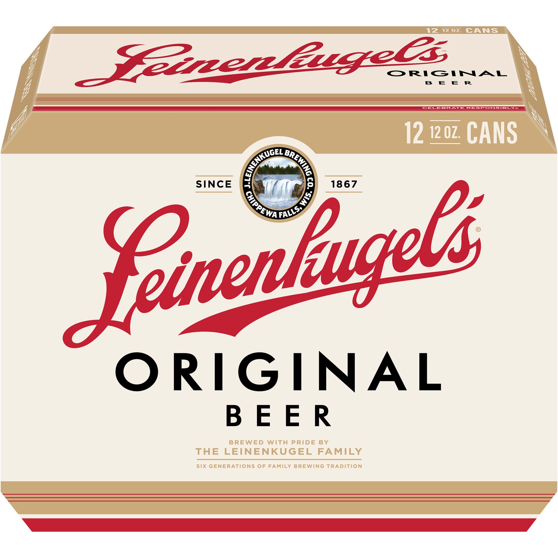 slide 5 of 5, Leinenkugel's Original Lager Beer, 4.7% ABV, 12 Pack, 12 fl. oz. Cans, 12 fl oz