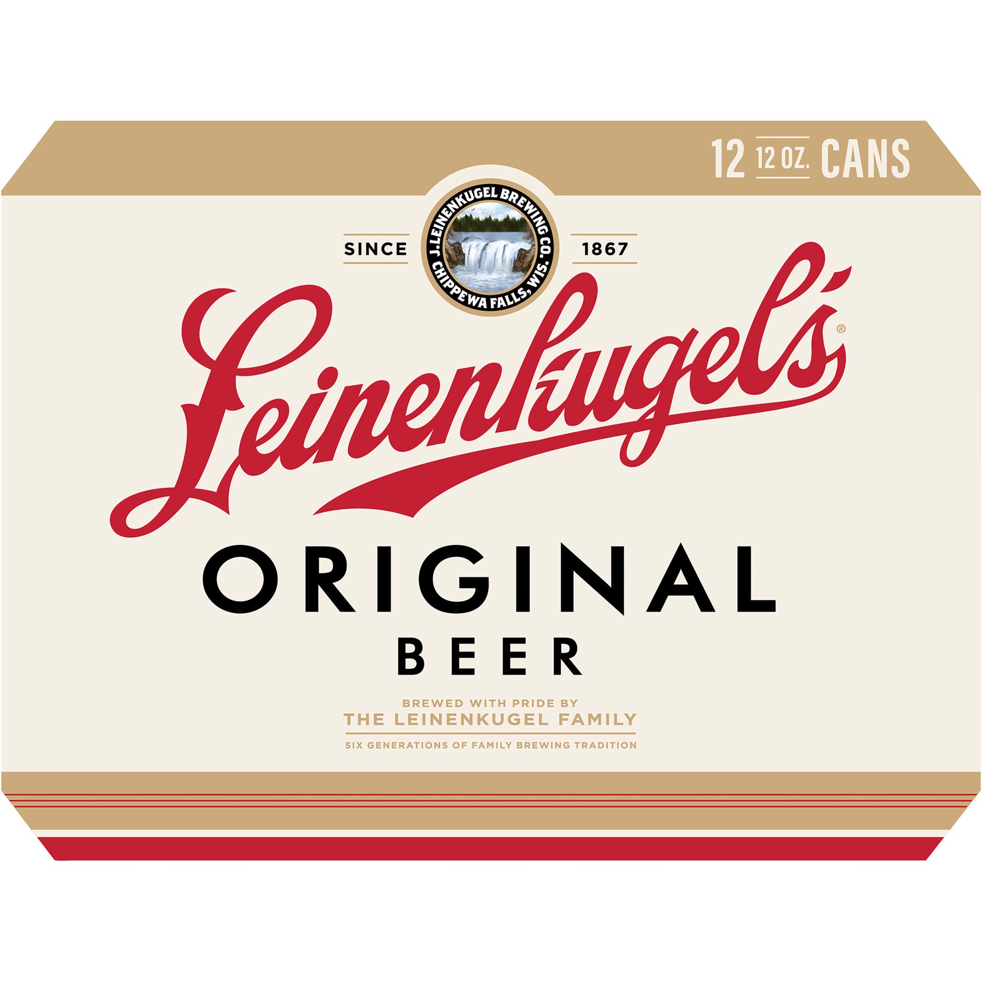 slide 2 of 5, Leinenkugel's Original Lager Beer, 4.7% ABV, 12 Pack, 12 fl. oz. Cans, 12 fl oz