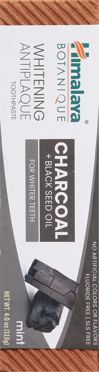 slide 9 of 9, Himalaya Botanique Charcoal + Black Seed Oil Whitening Antiplaque Mint Toothpaste 4.0 fl oz, 4 fl oz