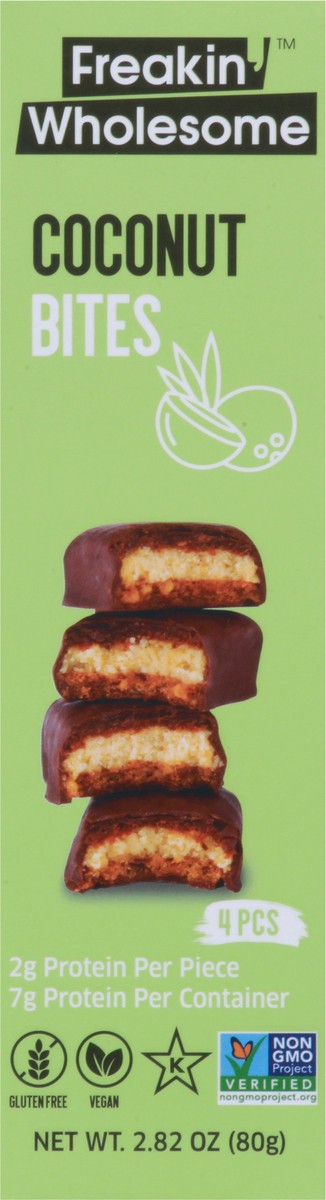 slide 5 of 9, Freakin' Wholesome Coconut Bites 4 ea, 4 ct