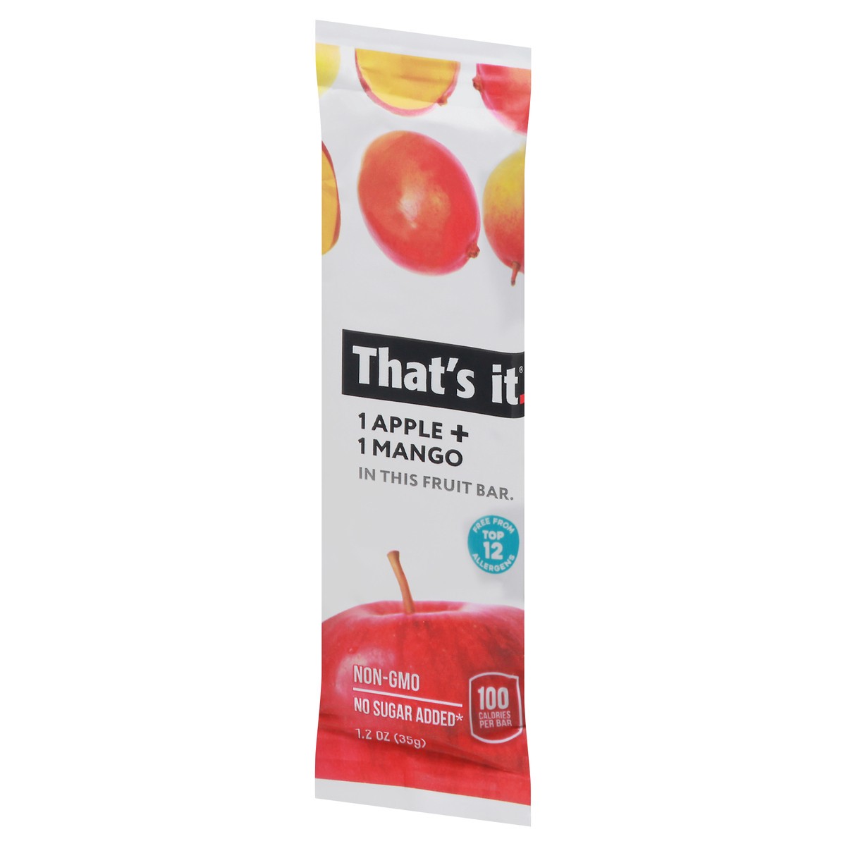 slide 11 of 13, That's it. Apple + Mango Fruit Bar 1.2 oz, 1.2 oz