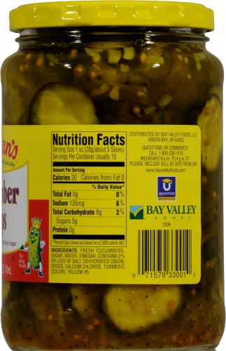 slide 2 of 2, Farmans Cucumber Chips, 24 oz