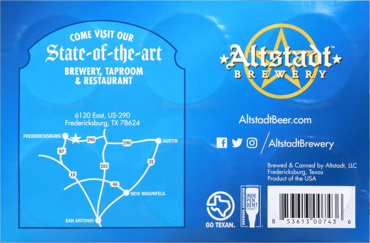 slide 2 of 11, Altstadt Brewery Lager Beer 6 - 12 fl oz Cans, 12 oz