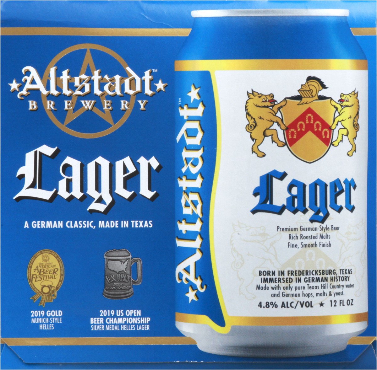 slide 11 of 11, Altstadt Brewery Lager Beer 6 - 12 fl oz Cans, 12 oz