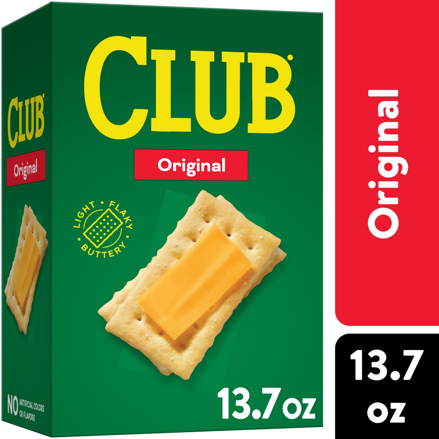 slide 1 of 8, Club Original Crackers, 13.7 oz