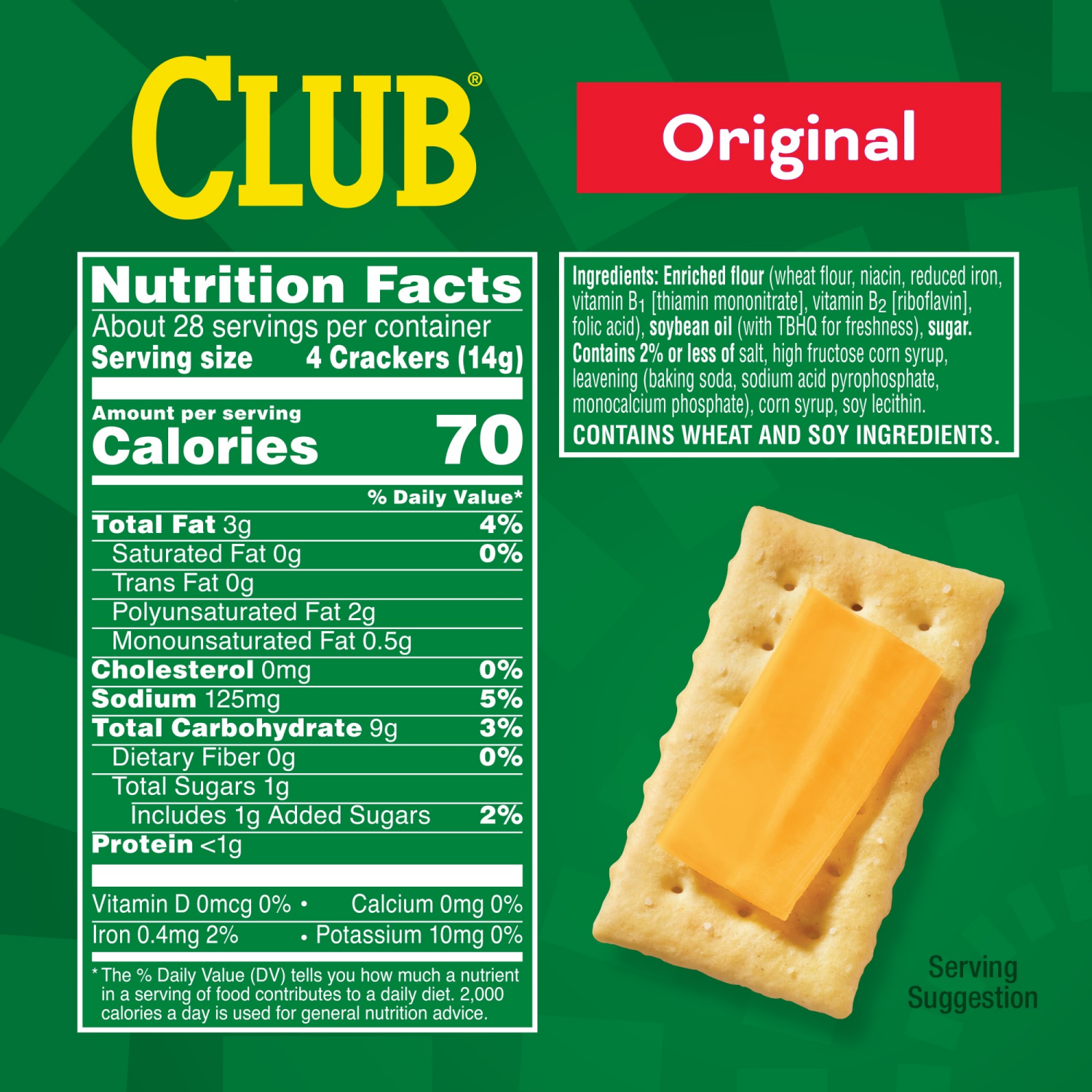 slide 7 of 8, Club Original Crackers, 13.7 oz