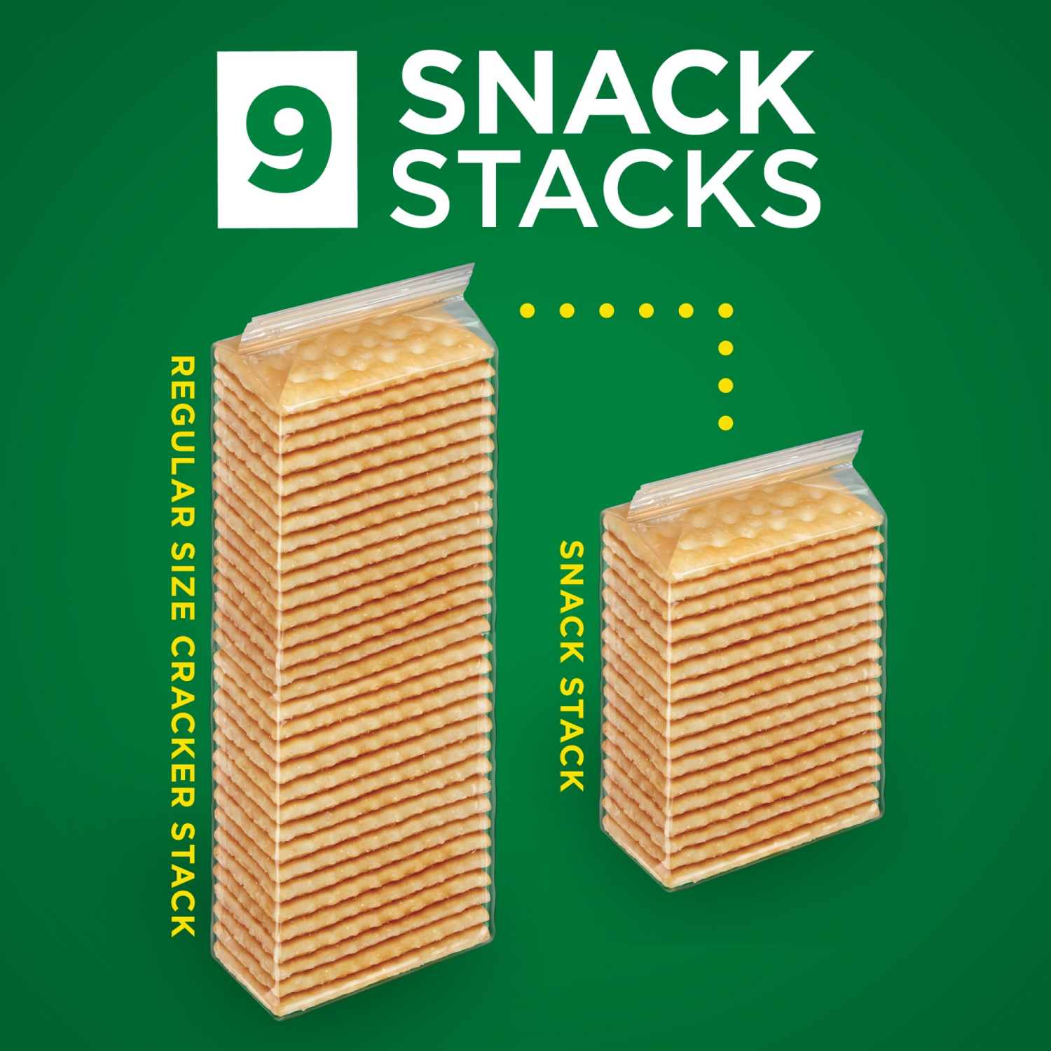slide 2 of 8, Club Snack Stacks Family Size Original Crackers 9 9 ea, 9 ct