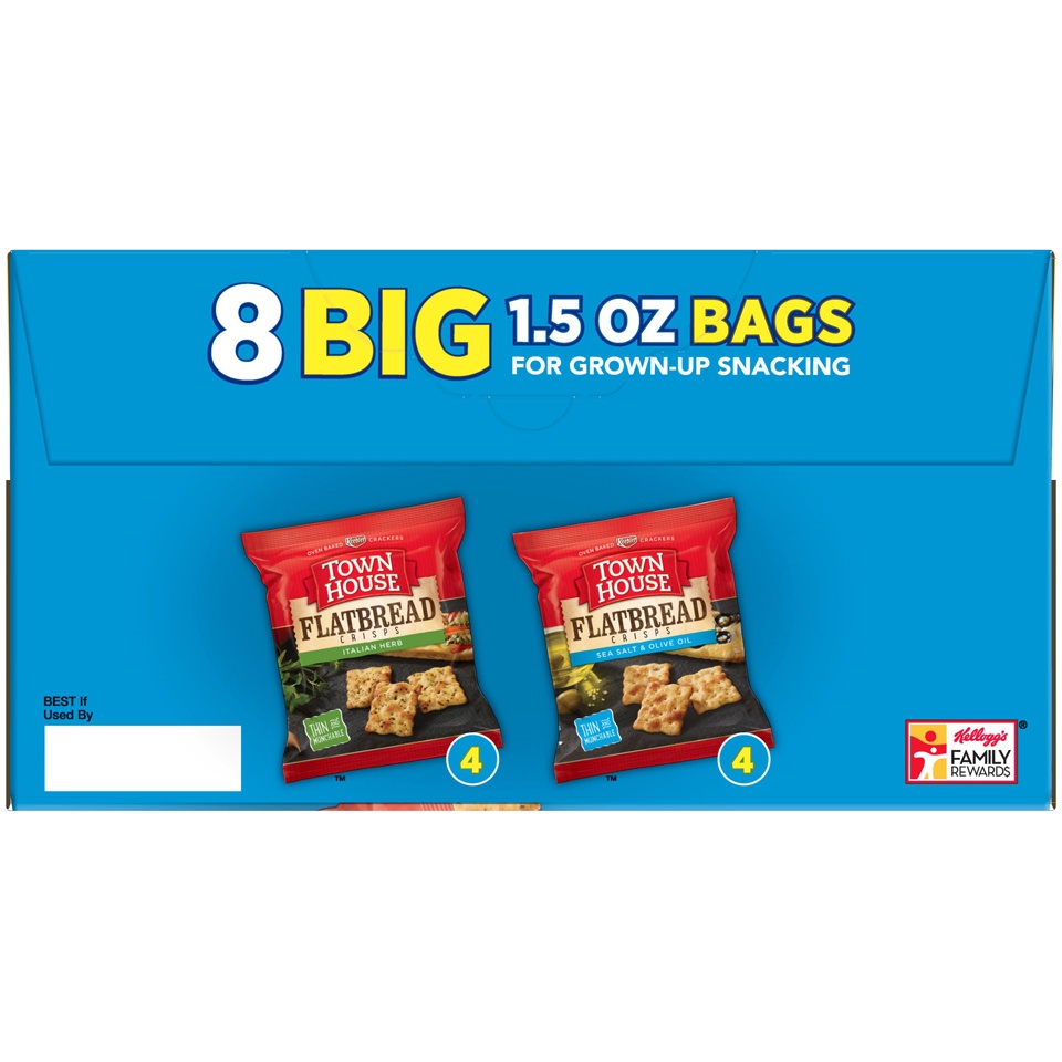 slide 2 of 7, Town House Flatbread Crisp Variety Pack, 12 oz