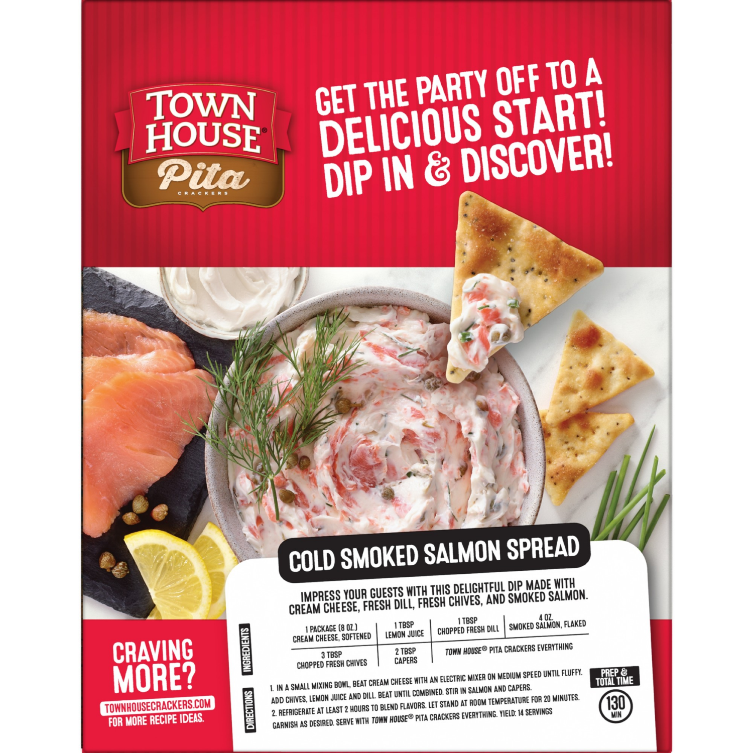 slide 5 of 8, Town House Pita Crackers Everything Flavor Oven Baked Crackers, 9.5 oz