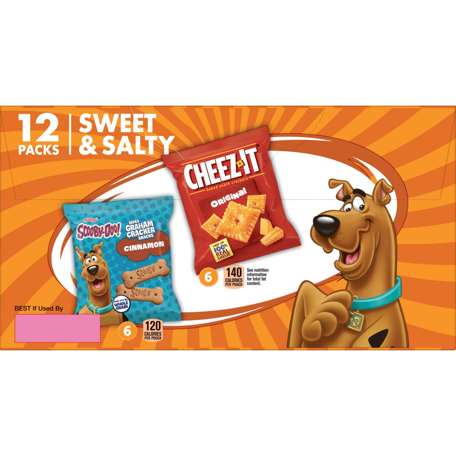 slide 5 of 8, Kellogg's Variety Pack Sweet and Salty, 12 ct