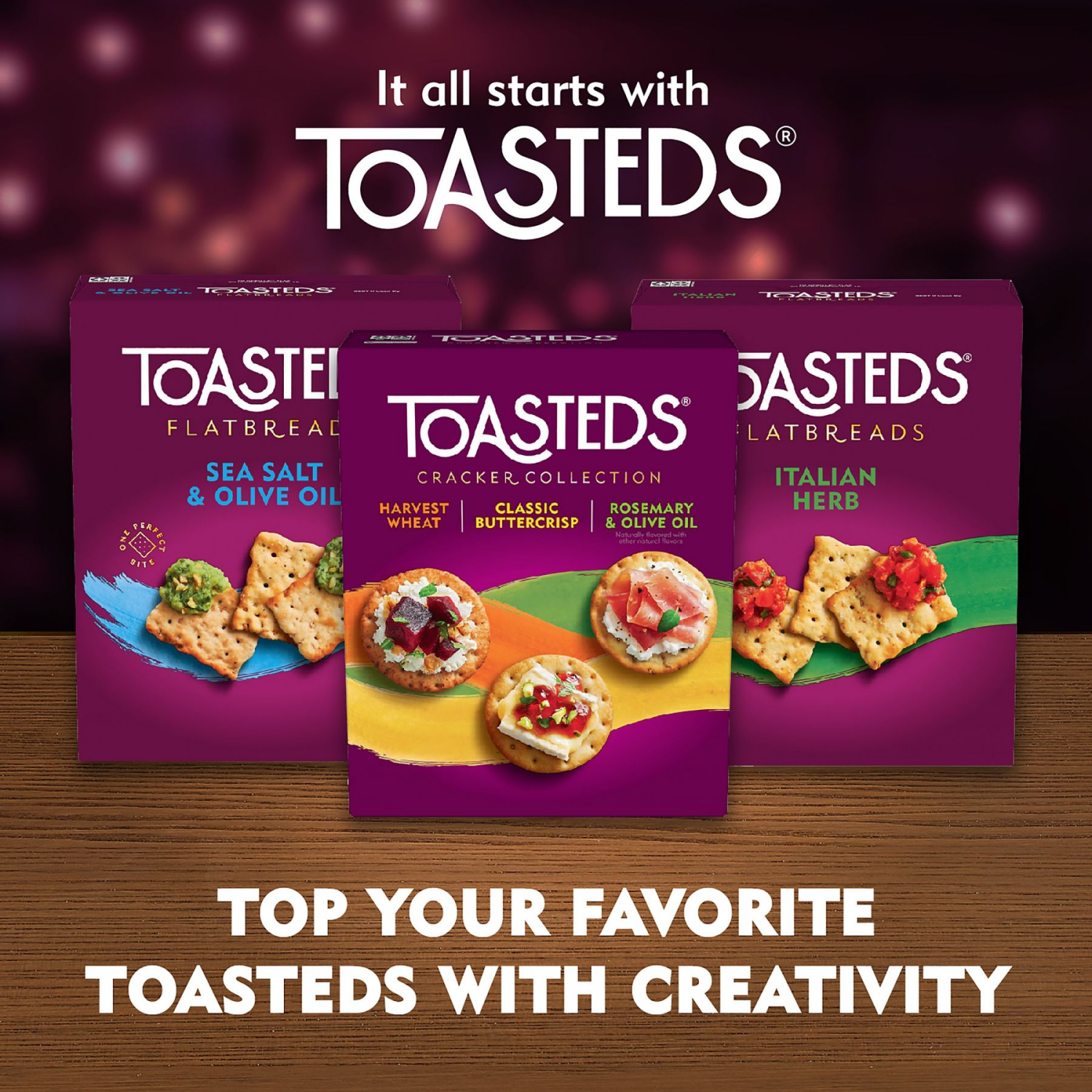 slide 4 of 8, Toasteds Kellogg's Toasted Crackers Italian Herb 8.7oz, 8.7 oz