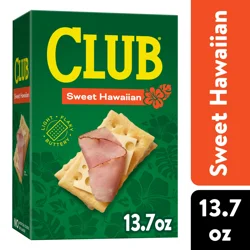 Club Crackers Sweet Hawaiian 13.7oz - 13.7 OZ