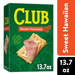 Club Crackers Sweet Hawaiian 13.7oz - 13.7 OZ
