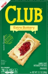 KELLOGGS Club Extra Buttery Crackers, Lunch Snacks, 13.7 Oz
