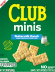 Kelloggs Buttermlk Ranch Crackers Club Minis
