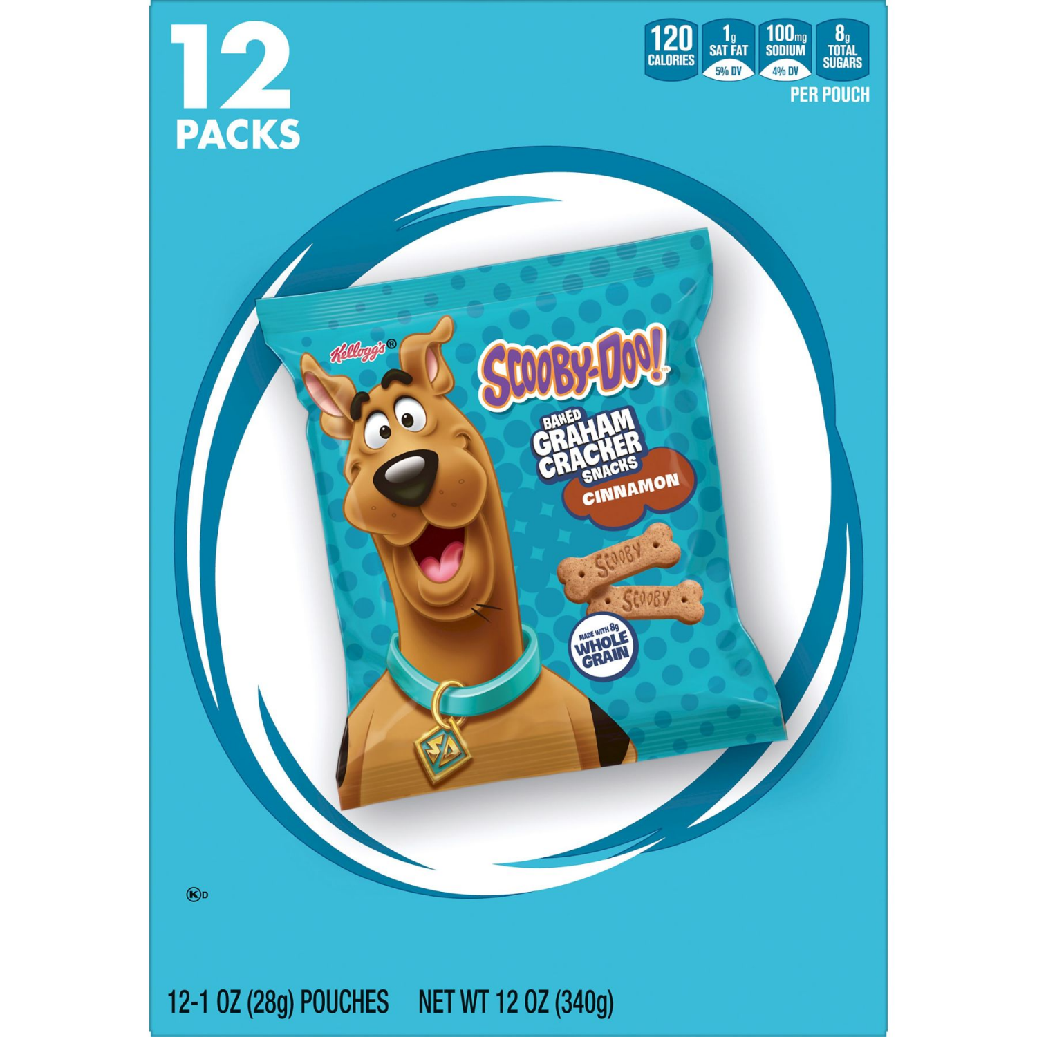 slide 5 of 8, Scooby-Doo! Kellogg's Cinnamon Baked Graham Cracker Sticks, 12 ct