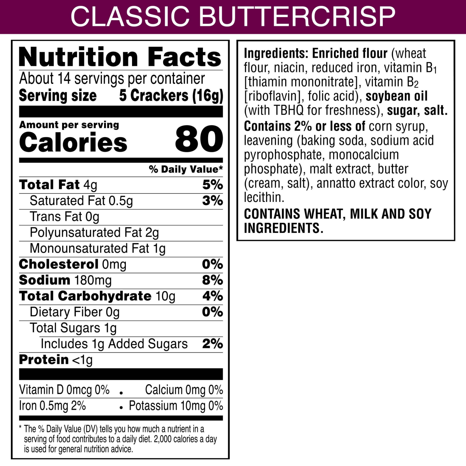 slide 8 of 8, Toasteds Buttercrisp Crackers, 8 oz