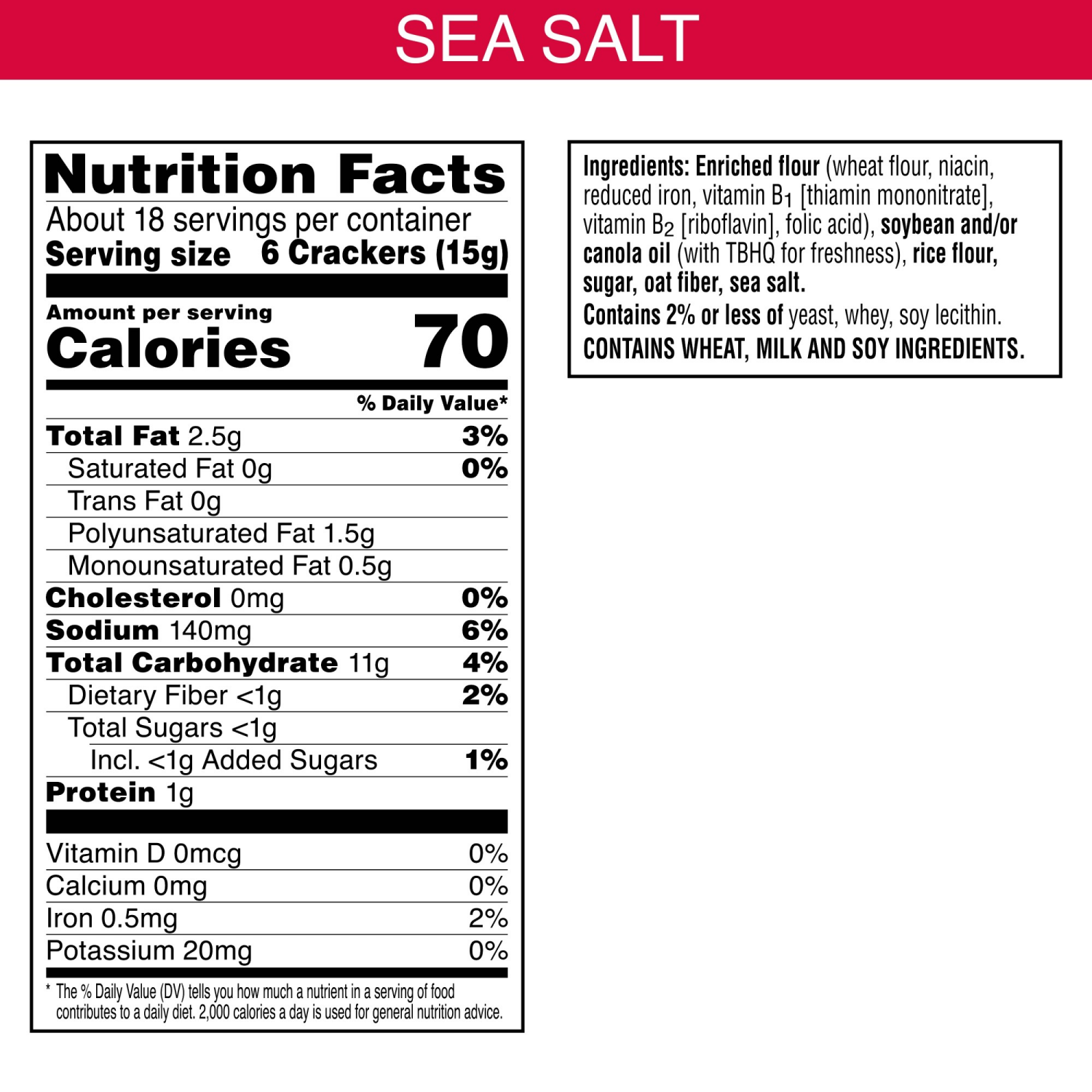 slide 7 of 8, Town House Pita Sea Salt Oven Baked Crackers, 9.5 oz