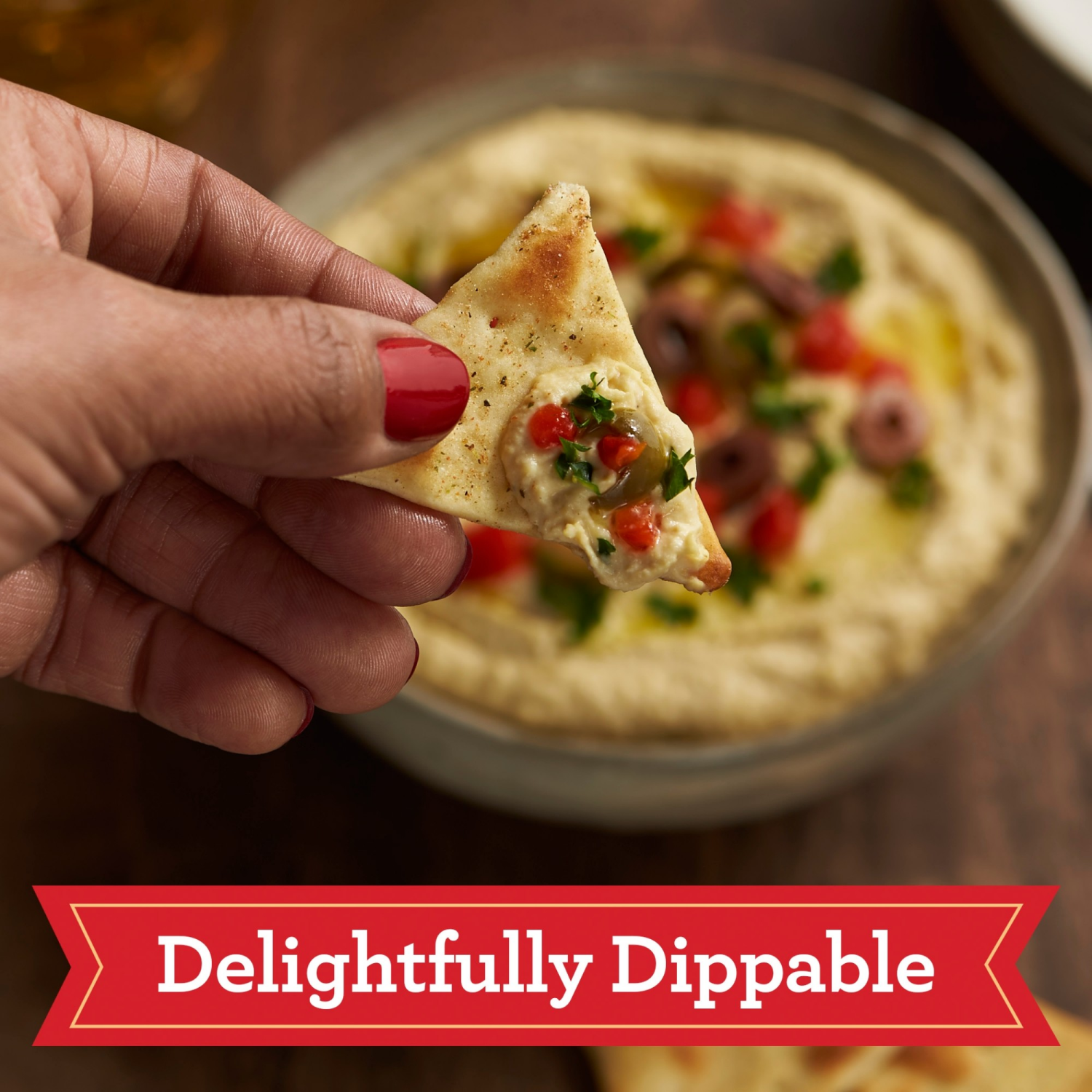 slide 4 of 8, Town House Mediterranean Herb Pita Crackers 9.5 oz, 9.5 oz