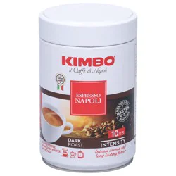 Kimbo Dark Roast Ground Espresso Coffee - 8.8 oz