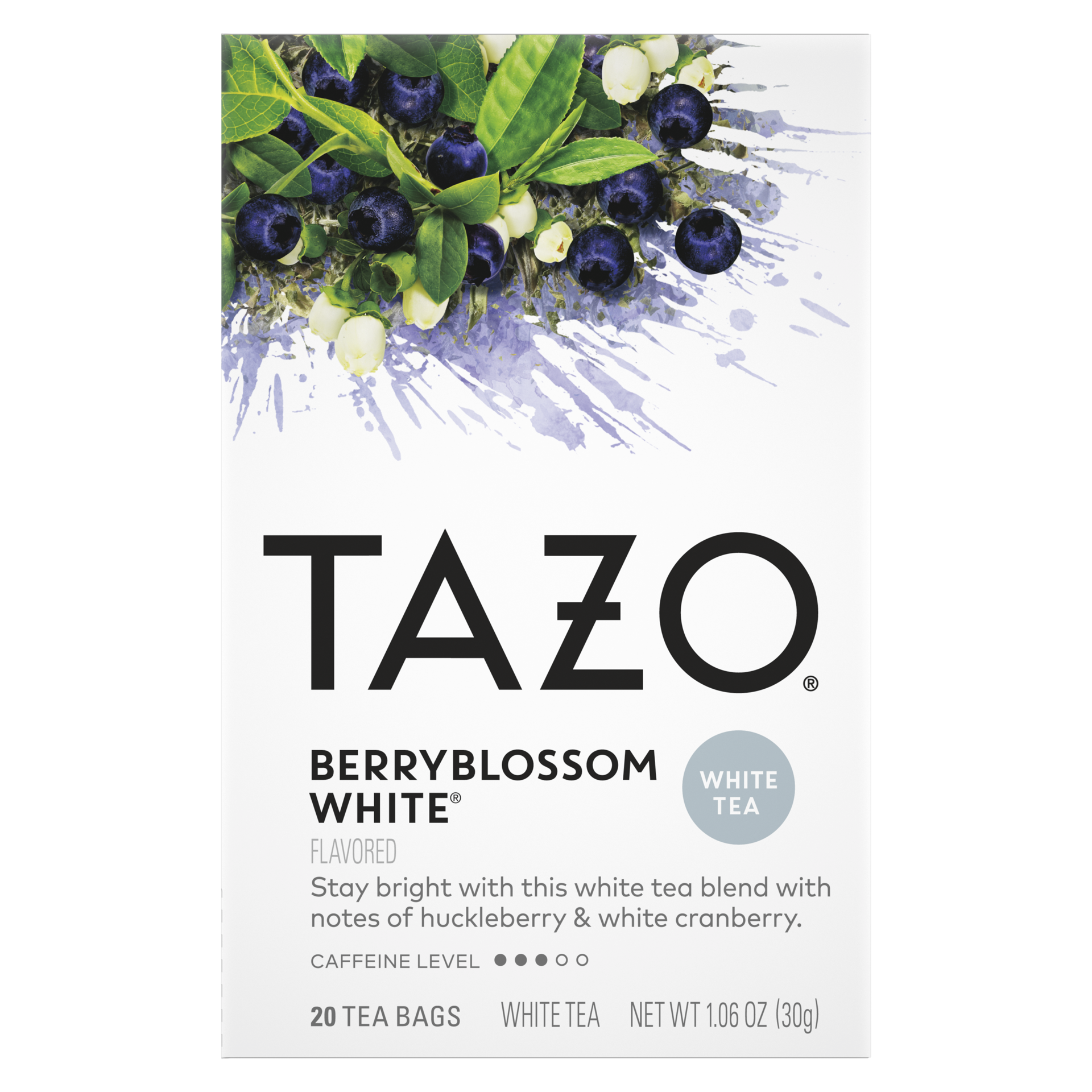 slide 3 of 4, TAZO Tea Bag Berry Blossom White, 20 1N, 20 ct