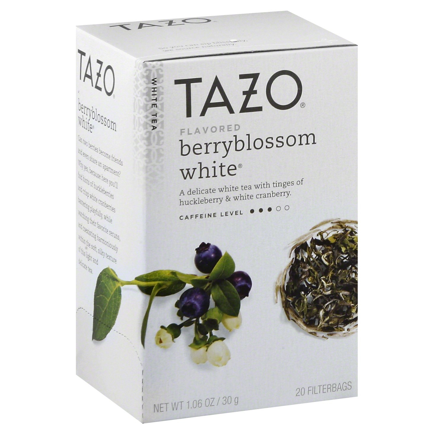 slide 1 of 1, Tazo Tea White Berry Blossom, 20 ct