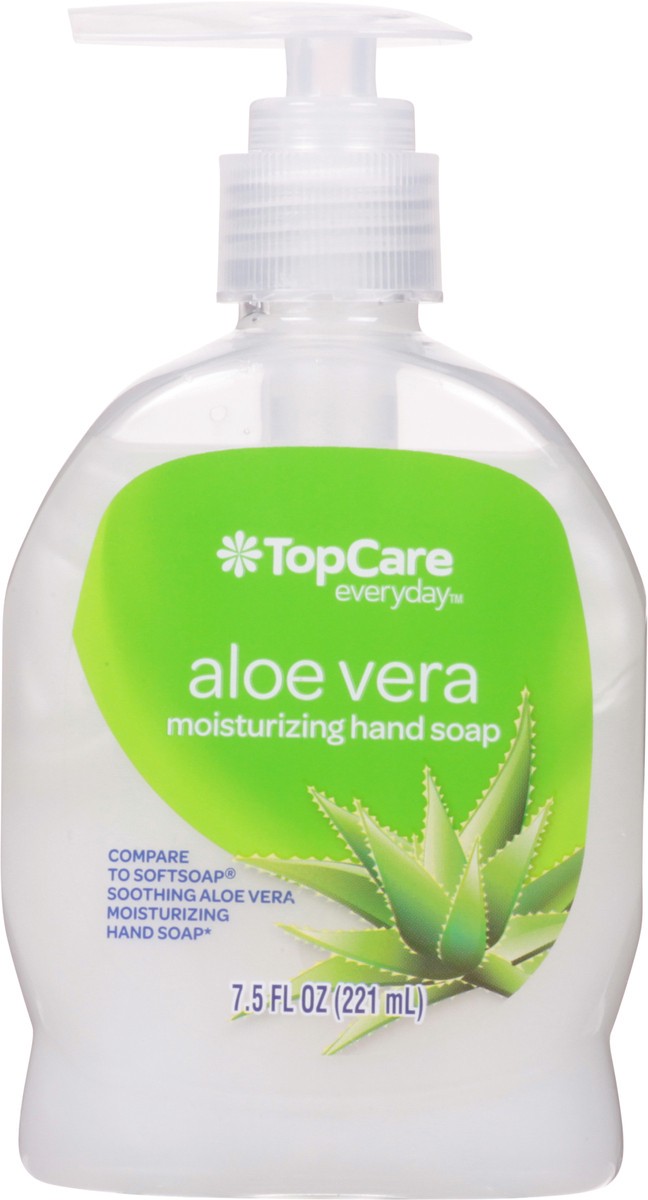 slide 1 of 9, TopCare Everyday Aloe Vera Moisturizing Hand Soap 7.5 fl oz, 7.5 fl oz