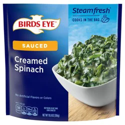 Birds Eye Creamed Spinach, Frozen Vegetable, 10.8 oz.