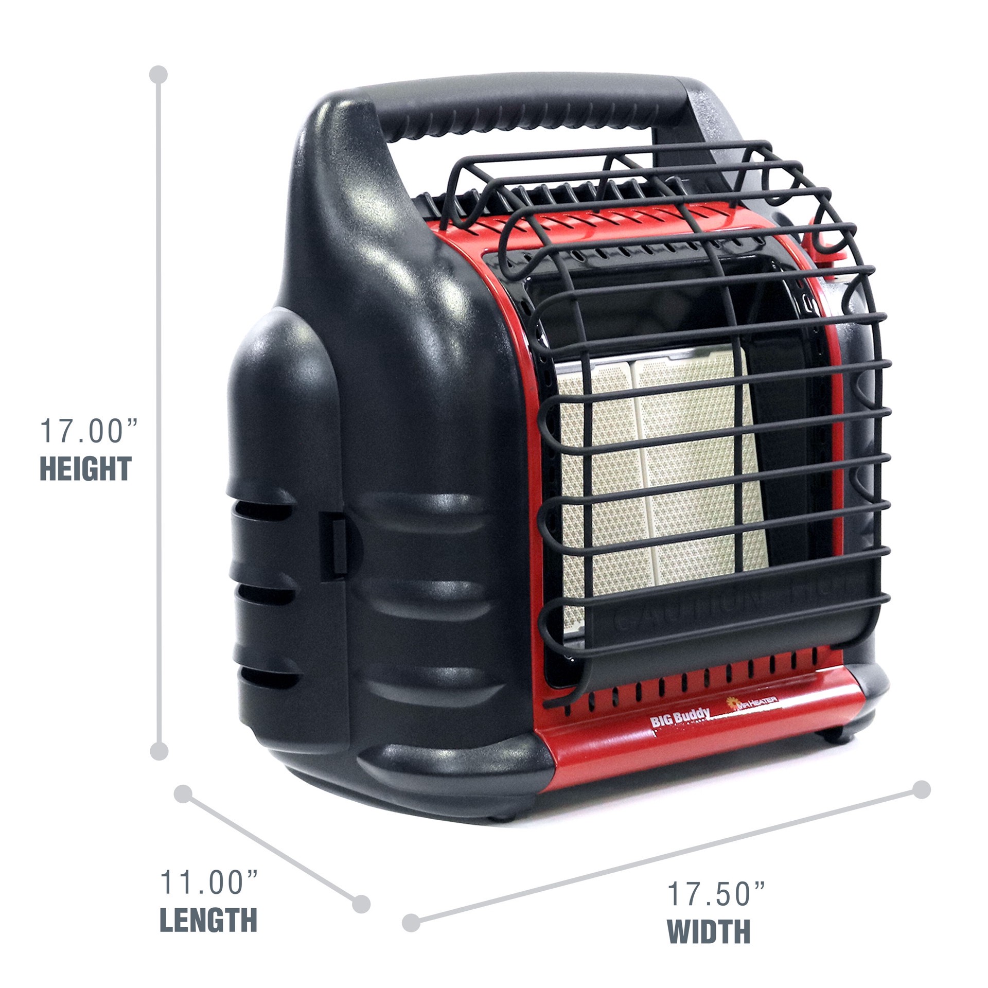 slide 3 of 6, Mr. Heater Big Tough Buddy 18000 -BTU Outdoor Portable Radiant Propane Heater, 1 ct